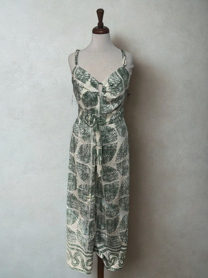 Green jumpsuit