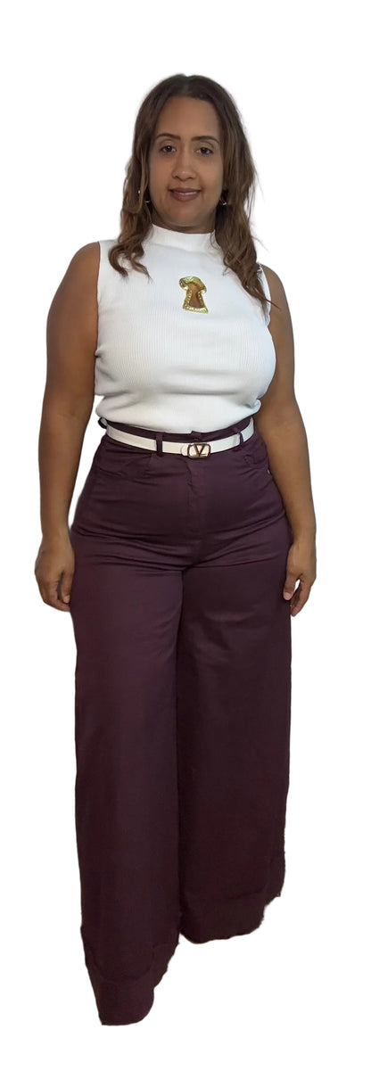 Palazo Pant Solid Made in Italy