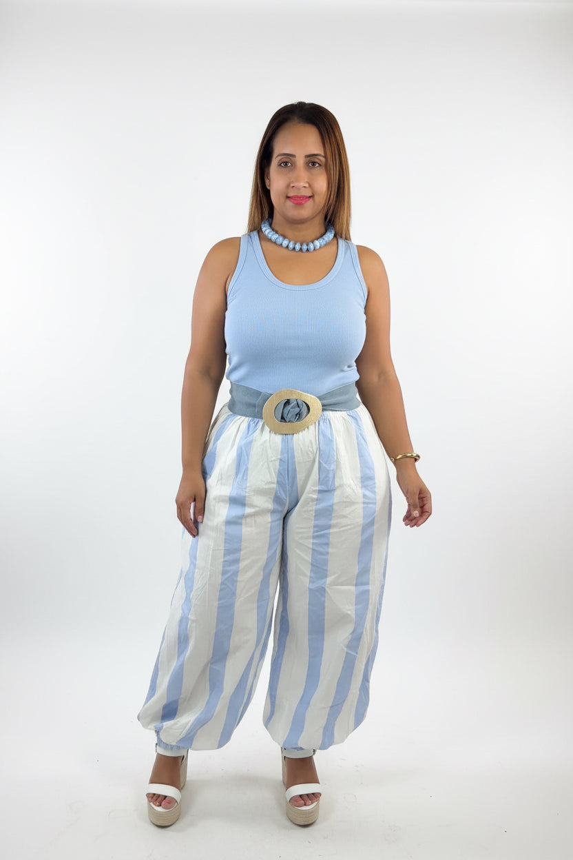 Tank Top Básica Italiana de Algodón Premium