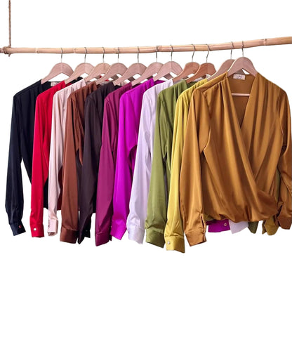Satin Blouse Mede in Italy