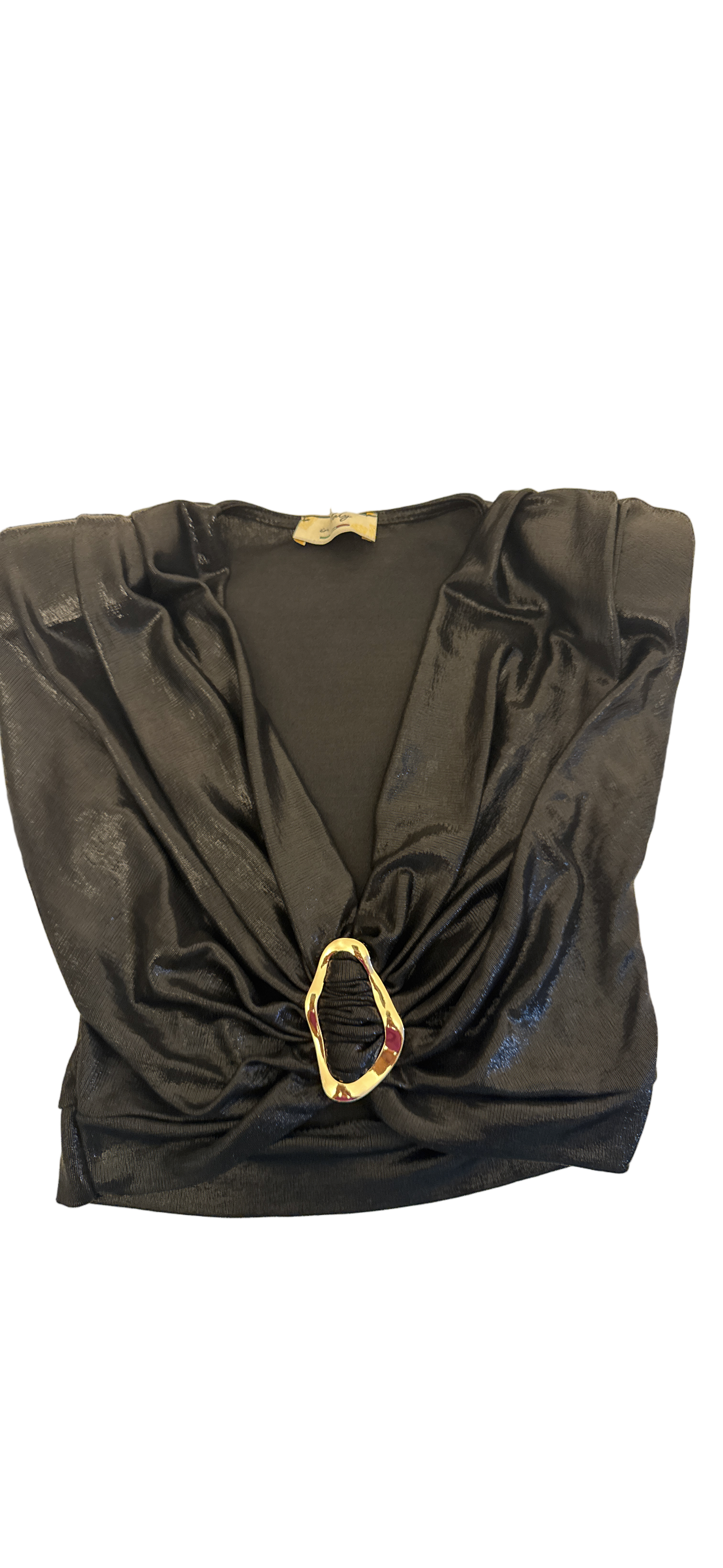 Metálica Crop  Top Made in Italy