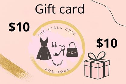 Tarjeta de Regalo – The Girls Chic Boutique