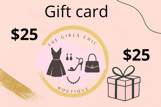 Tarjeta de Regalo – The Girls Chic Boutique