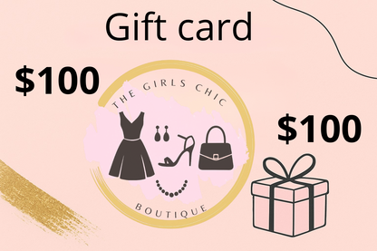 Tarjeta de Regalo – The Girls Chic Boutique