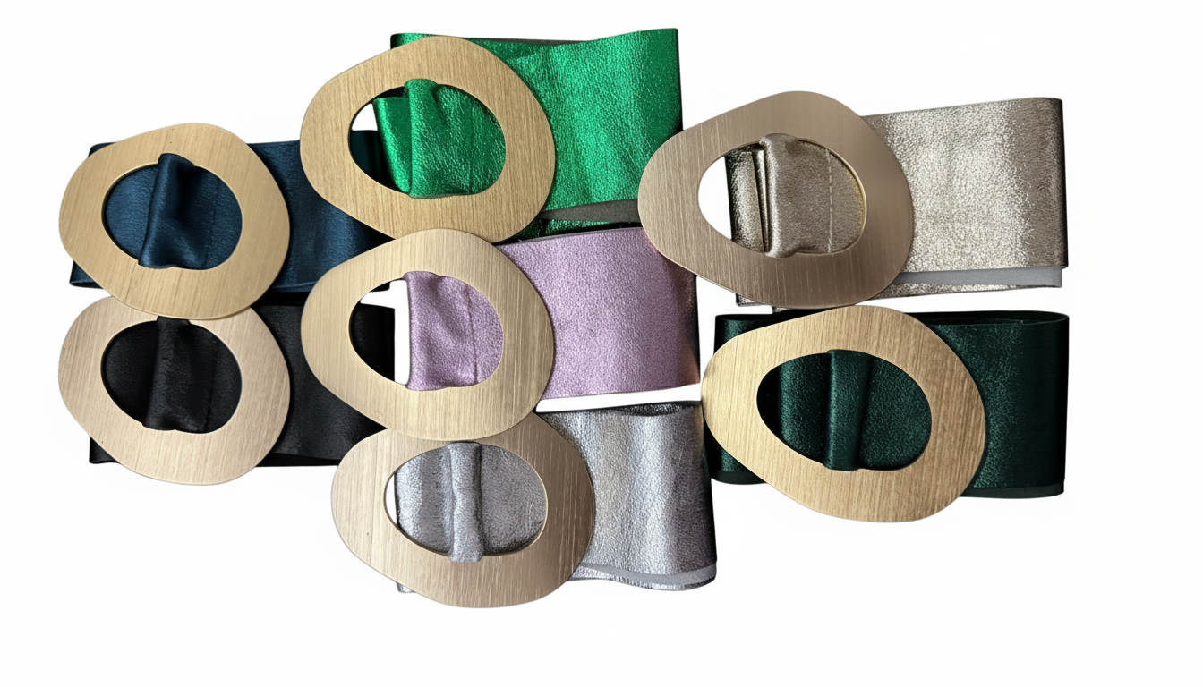 Correas Hebillas Redonda Made in Italy