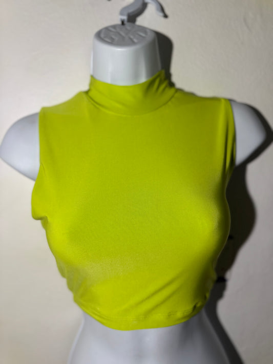 Neon crop top by Pía