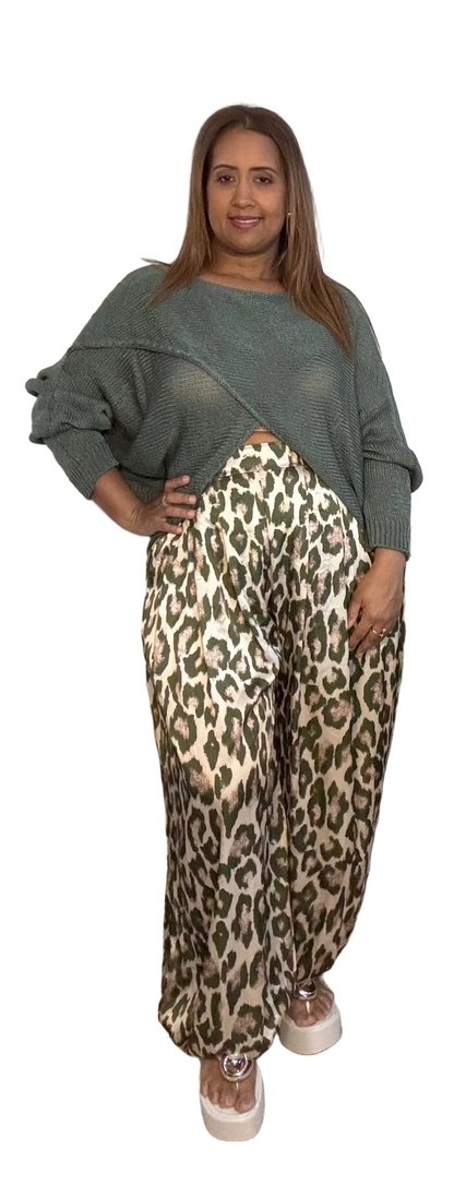 Green Sweater Made in Italy