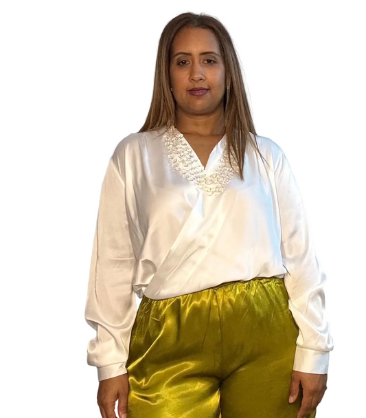 Satin Blouse Mede in Italy