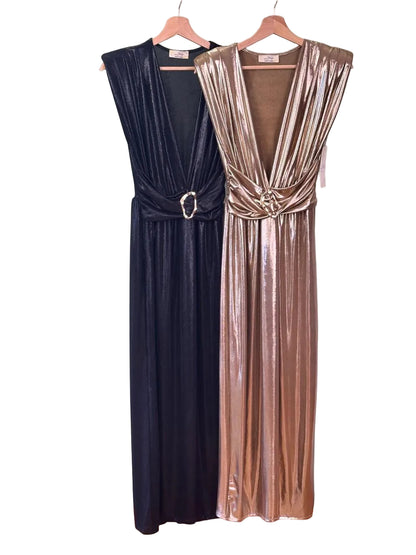 Elegance Dress Metallic Made in Italy